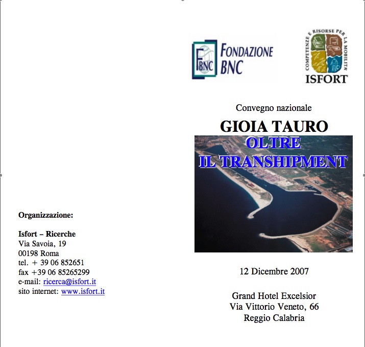 Gioia Tauro oltre il Transhipment