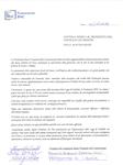 Lettera al Presidente del Consiglio 1