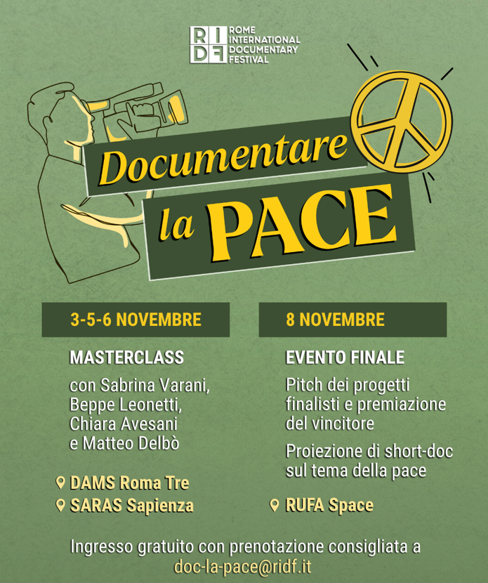 "Documentare la pace": il progetto di Botteghe Visive