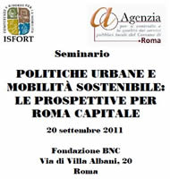 Politiche urbane e mobilità sostenibile di Roma Capitale