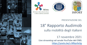 Isfort: 18° Rapporto Audimob sulla mobilità degli italiani